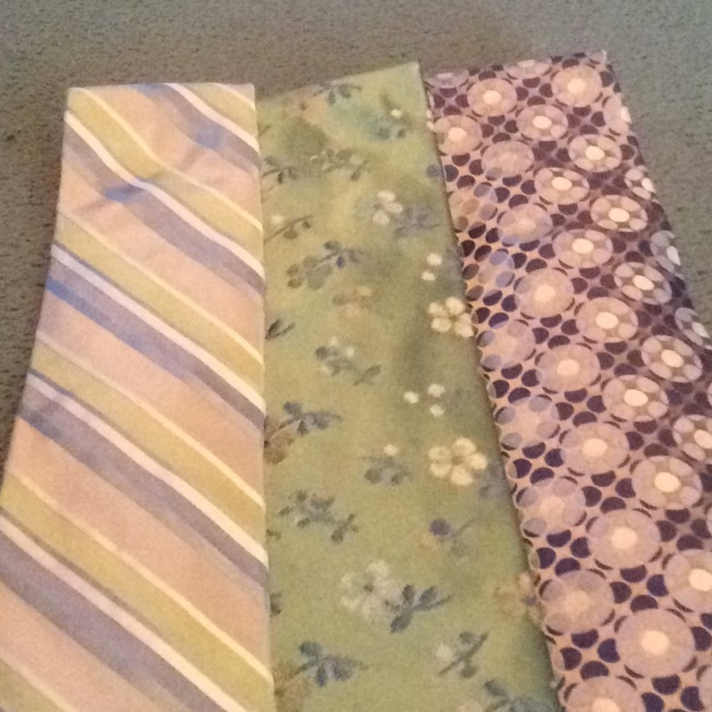 Beautiful 💯% Silk(3) Tie Combo👔